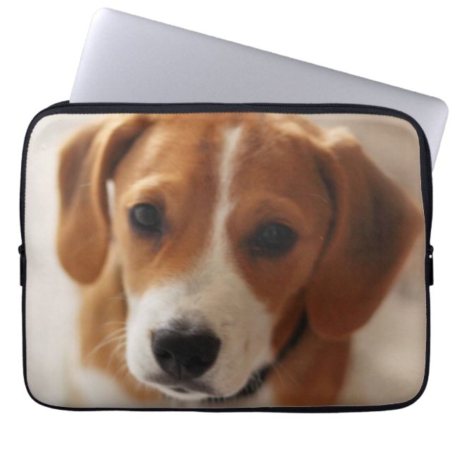 Beagle Puppy 2 Laptop Sleeve (Voorkant)