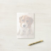 Beagle Puppy 2 Post-it® Notes (Op bureau)