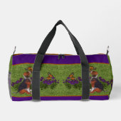 Beagle Puppy Butterflies Dog Art gepersonaliseerd Plunjezak (Achterkant)