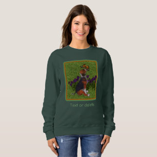 Beagle Puppy Butterflies Dog Art gepersonaliseerd Trui