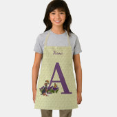 Beagle Puppy Butterflies Monogram Initiaal een naa Schort (Insitu)