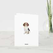 Beagle Puppy Dog Blank Note Kaart (Achterkant)