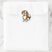 Beagle Puppy Dog Cartoon - Love Beagles Stickers (Tas)