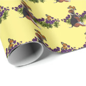 Beagle Puppy Dog en Butterflies Animal   Cadeaupapier (Rol Hoek)