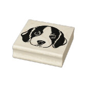Beagle Puppy Face Dog Rubberstempel (Stempel)