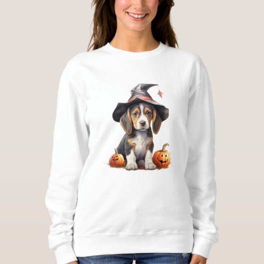 Beagle Puppy Halloween Sweatshirt (Voorkant)