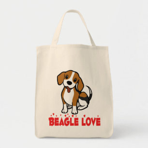 Beagle Puppy Hond Cartoon Liefde Beagles Tote Bag