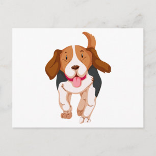 Beagle Puppy Hond Hallo Dank je wel Liefde Mis je Briefkaart