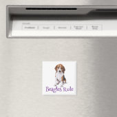 Beagle Puppy Hond Koelkast Magneet (Insitu (Vaatwasser))