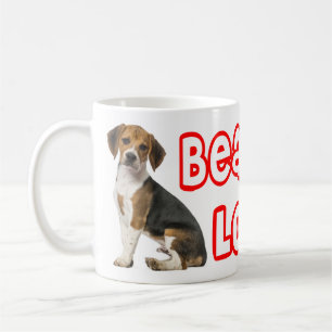 Beagle Puppy Hond - Rode Liefde Beagles Koffiemok