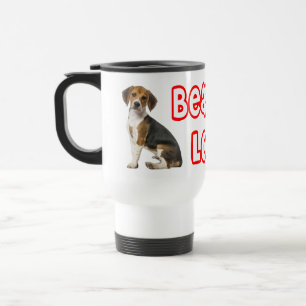 Beagle Puppy Hond - Rode Liefde Beagles Reis Mok