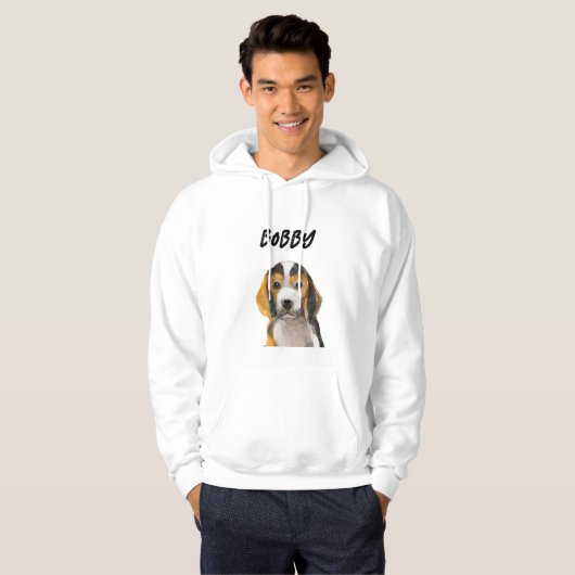 Beagle puppy hoodie (Voorkant volledig)