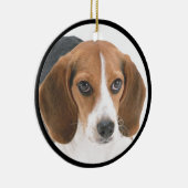 Beagle Puppy Keramisch Ornament (Rechts)