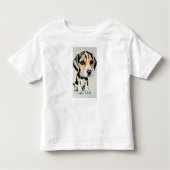 Beagle Puppy Kinder Shirts (Voorkant)