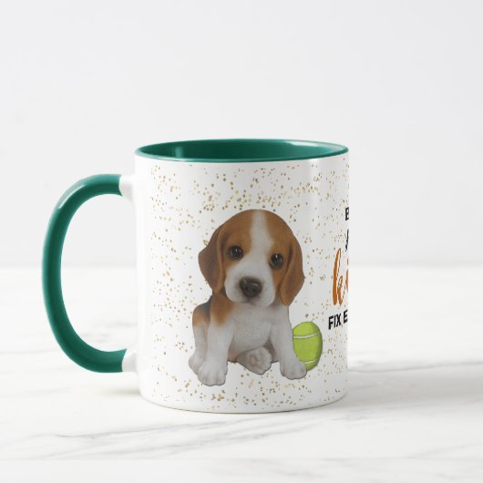 Beagle Puppy Kisses Fix Alles Mok (Links)