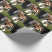Beagle Puppy Love Cadeaupapier (Hoek)