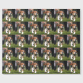 Beagle Puppy Love Cadeaupapier (Vlak)