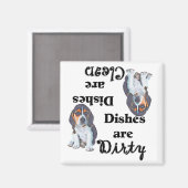 Beagle Puppy Lovers Vaatwasser Magneet (Voorkant / Achterkant)