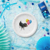 Beagle Puppy met Balloons-Borden Papieren Bordje (Feest)