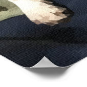 Beagle Puppy Mix Digital Art Poster (Hoek)