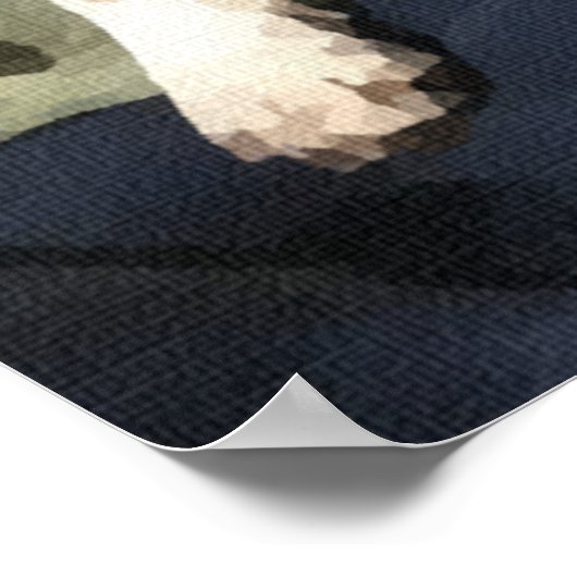 Beagle Puppy Mix Digital Art Poster (Hoek)