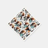 Beagle Puppy Naadloos Servet (Hoek)