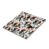  Beagle Puppy Naadloos Tegeltje (Zijkant)