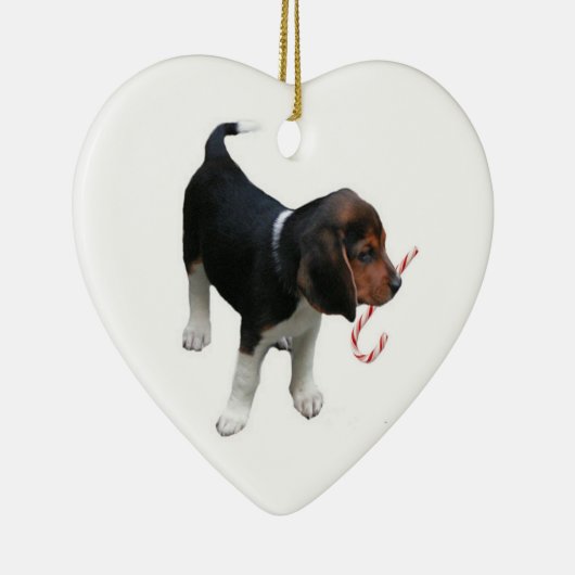 Beagle Puppy Ornament (Rechts)