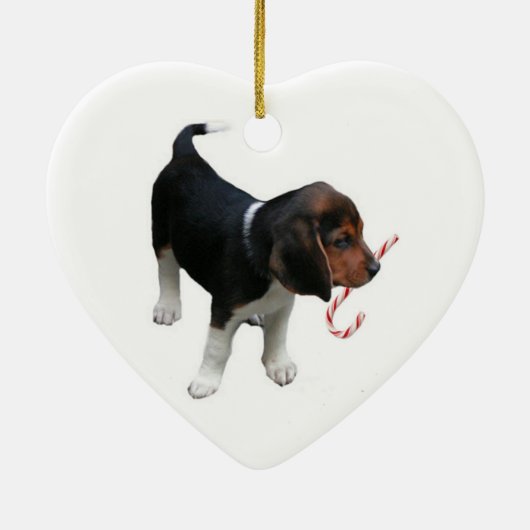 Beagle Puppy Ornament (Achterkant)