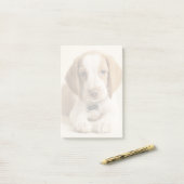 Beagle Puppy Post-it® Notes (Op bureau)