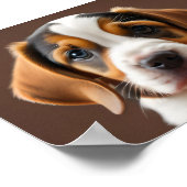 Beagle Puppy Poster (Hoek)