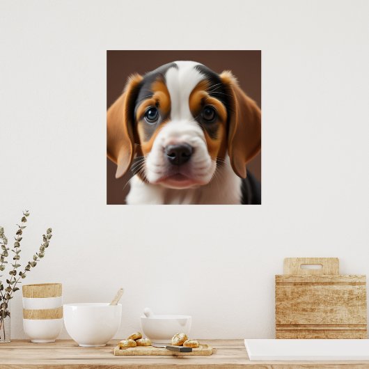Beagle Puppy Poster (Keuken)