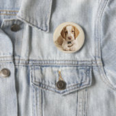 Beagle Puppy Ronde Button 5,7 Cm (In situ)