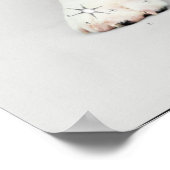 Beagle Puppy Santa Poster (Hoek)