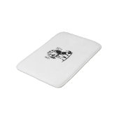 Beagle puppy schattig, familie Dierenvriend Badmat (Gekanteld)