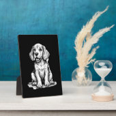 Beagle puppy schattig, familie Dierenvriend Tank T Fotoplaat (Zijkant)