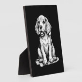 Beagle puppy schattig, familie Dierenvriend Tank T Fotoplaat (Zijkant)