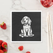 Beagle puppy schattig, familie Dierenvriend Tank T Servet (Insitu)