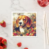 Beagle Puppy Schilderij Servet (Insitu)