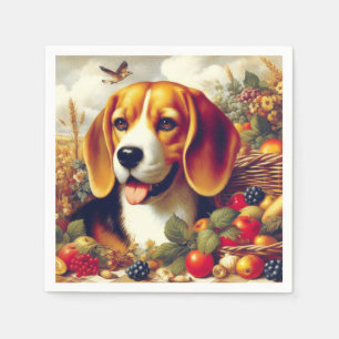 Beagle Puppy Schilderij Servet