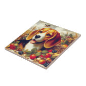  Beagle Puppy Schilderij Tegeltje (Zijkant)