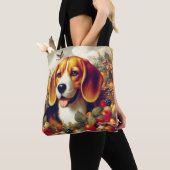 Beagle Puppy Schilderij Tote Bag (Dichtbij)
