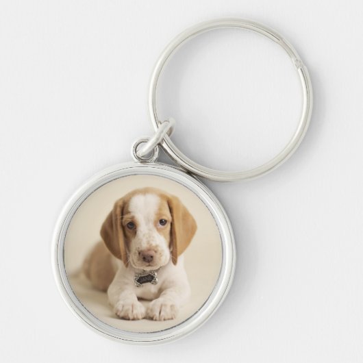 Beagle Puppy Sleutelhanger (Voorkant)