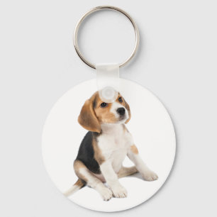 Beagle Puppy Sleutelhanger