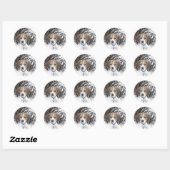 Beagle Puppy Snowy Bossen Stickers (Vel)