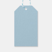 Beagle puppy speelse poten & kleurrijke geschenken cadeaulabel (Achterkant)