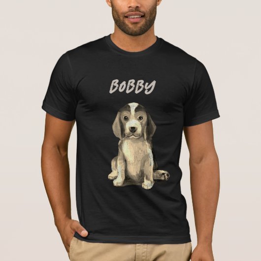 Beagle puppy t-shirt (Voorkant)