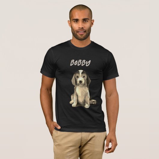 Beagle puppy t-shirt (Voorkant volledig)
