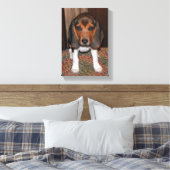 Beagle Puppy Verpakt Canvas (Insitu (Slaapkamer))