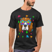 Beagle Puzzle Autism Awareness Dog T-shirt (Voorkant)